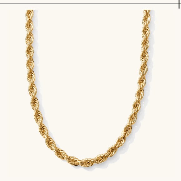 Gold Rope Necklace - Jumbo Rio Beads by Tara - Picture 1 of 5